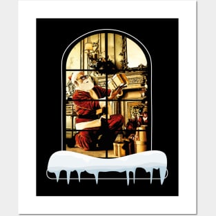 Santa in your house Posters and Art